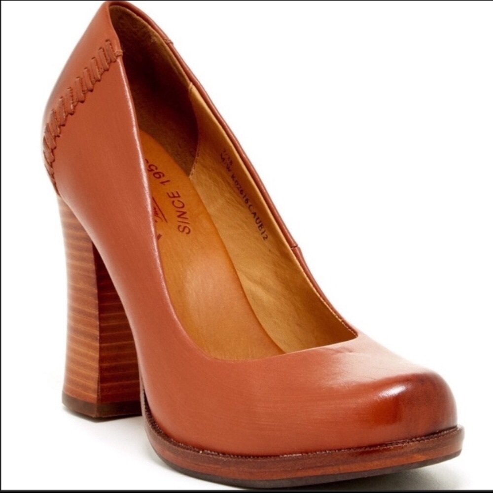 Kork Ease Simone Brown Leather Pumps
